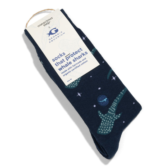 Georgia Aquarium Protect Whaleshark Socks - Medium