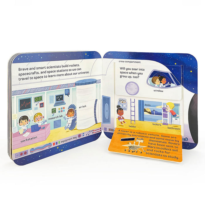 Peek-a-Flap: Space Children's Book