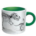 Heat changing Dinosaur Fossil Coffee Cup