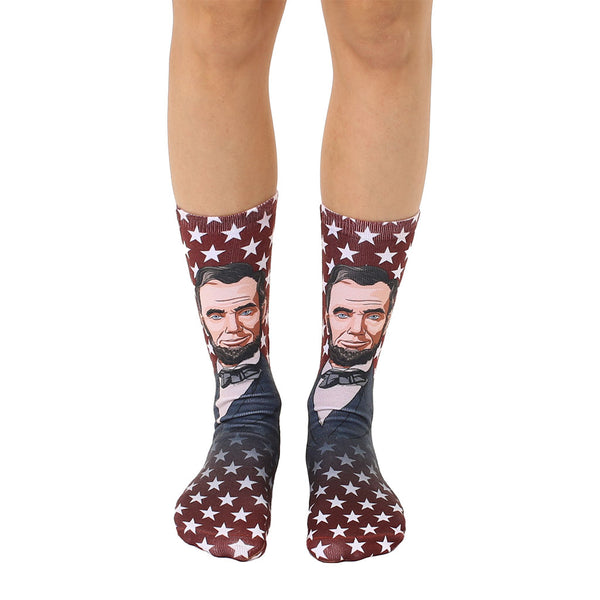 Abraham Lincoln Crew Socks