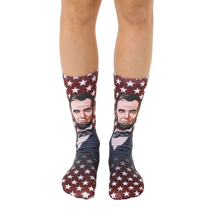 Abraham Lincoln Crew Socks