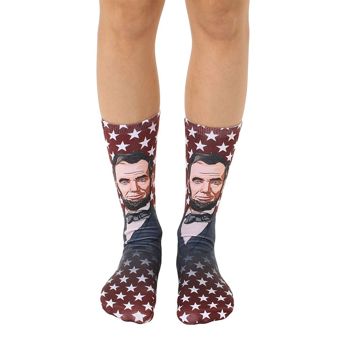 Abraham Lincoln Crew Socks