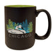Swan With Chicago Skyline Mug