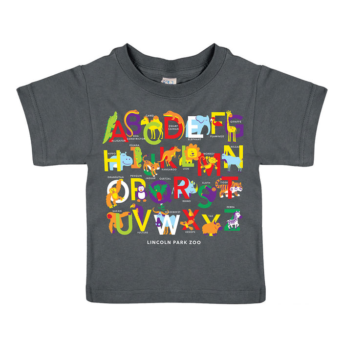 Lincoln Park Zoo Alphabet Safari Toddler T-Shirt