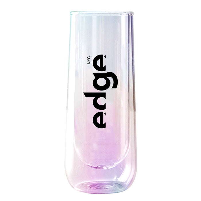 Edge Hudson Yards NYC Flute Glass