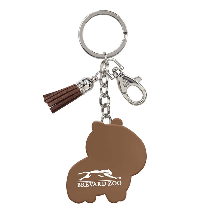 Brevard Zoo Capybara Sparkle Keychain