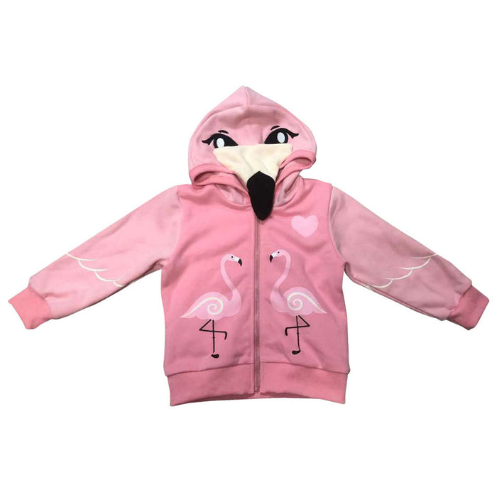 Flamingo 3D Toddler Hooded Sweatshirt