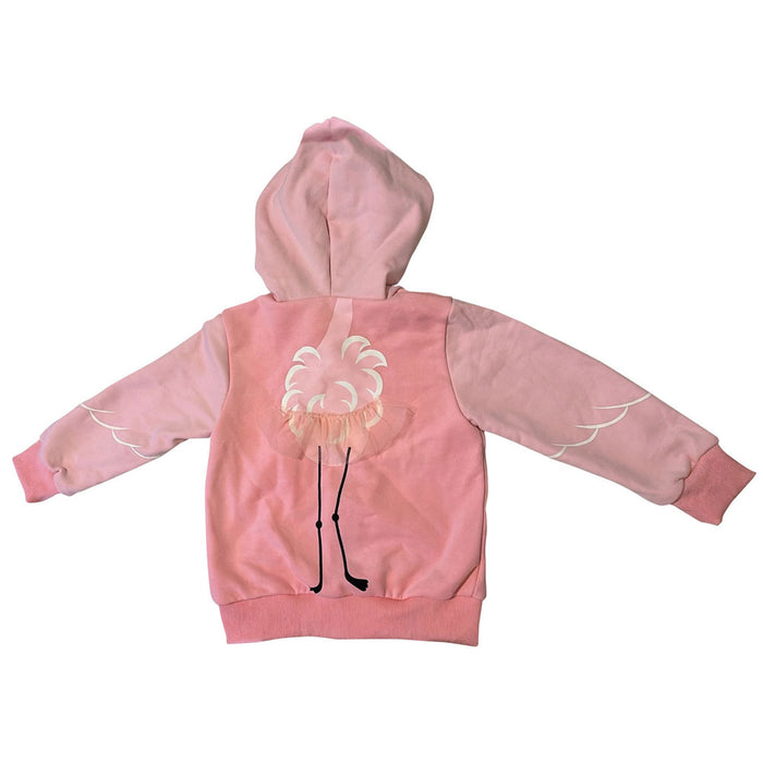 Flamingo 3D Toddler Hooded Sweatshirt
