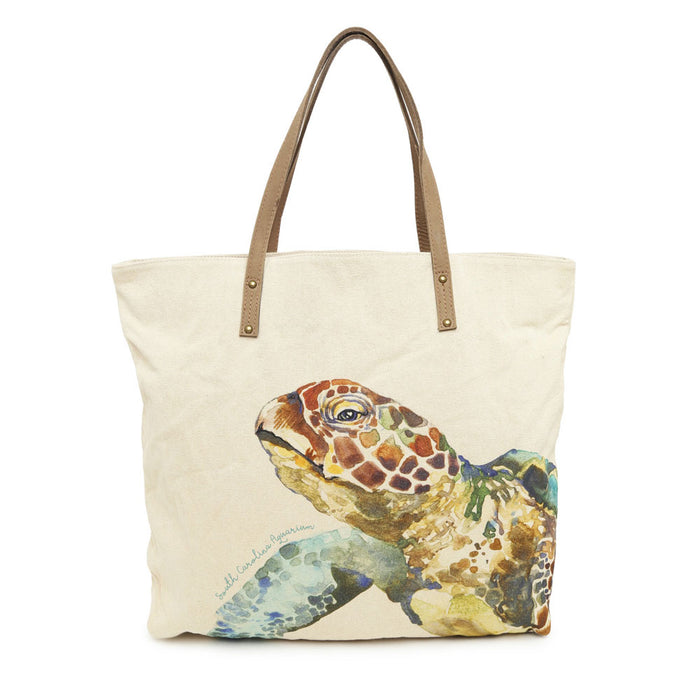 South Carolina Aquarium Sea Turtle Tote Bag