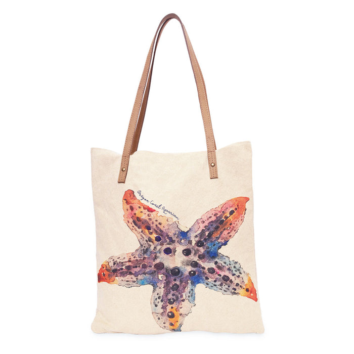 Oregon Coast Aquarium Starfish Tote Bag