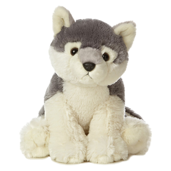 Plush Grey Wolf Stuffed Animal