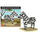 Plastic Construction Toy Blocks Set - Zebra