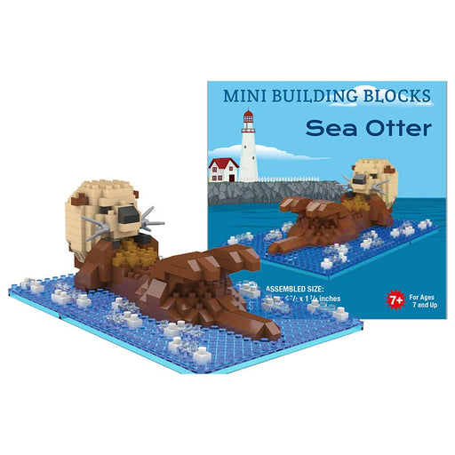 Plastic Construction Toy Blocks Set - Sea Otter