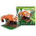 Plastic Construction Toy Blocks Set - Red Panda