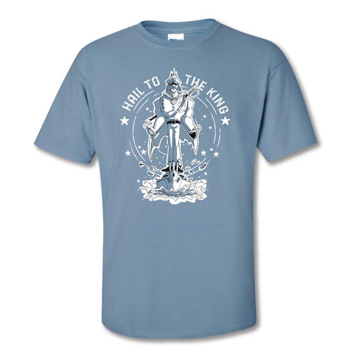 Battleship IOWA Brent Noll Hail to the King T-Shirt