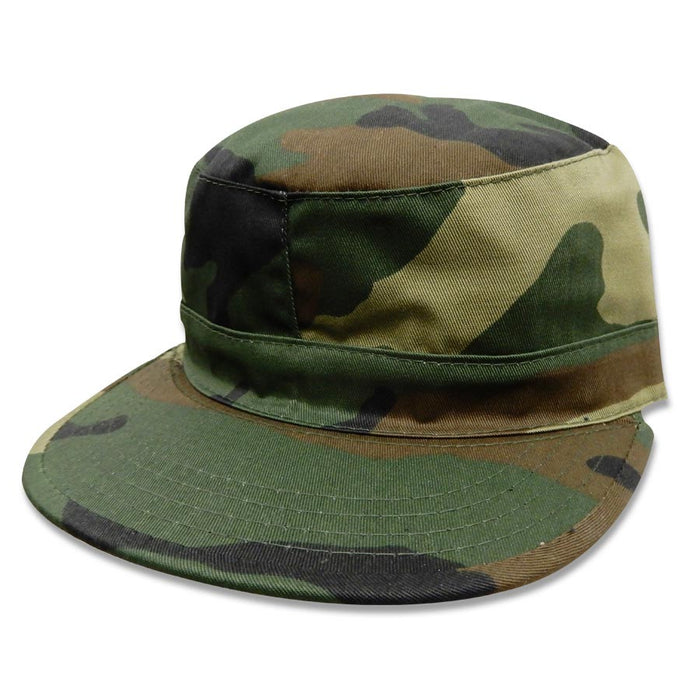 Kids Woodland Camo Fatigue Cap