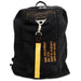 Flight Bag Vintage Black Canvas Military Bag