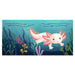 A smiling pink axolotl swims among colorful plants as text from "I Love Being an Axolotl: Padded Board Book: Picture Storybook" describes its unique, joyful life gliding through cool, dark waters.