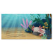 An underwater scene with an axolotl on a rock, colorful plants, and sunlight. Ideal for kids, "I Love Being an Axolotl: Padded Board Book" features text about calm, rest, and dreaming under a quiet lake.