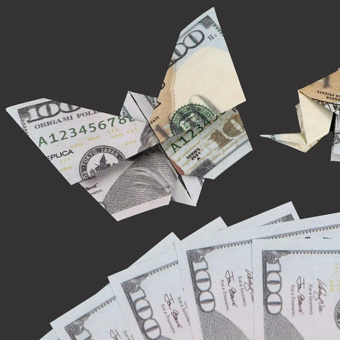Origami Replica Hundred Dollar Bills