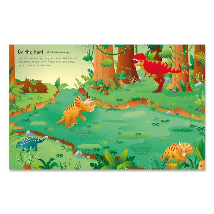 First Sticker Book T. Rex: and lots of other enormous dinosaurs