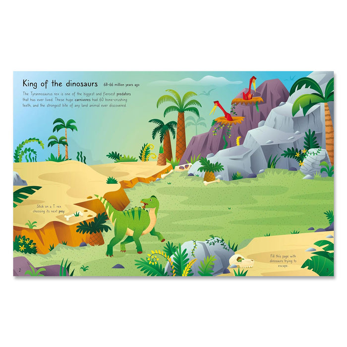 First Sticker Book T. Rex: and lots of other enormous dinosaurs