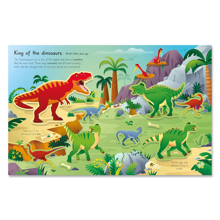 First Sticker Book T. Rex: and lots of other enormous dinosaurs
