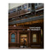 Book cover featuring a Chicago train on elevated tracks above a brick building, encapsulating urban life as a man walks by a doorway. The title, Chicago in Transit, highlights the dynamic spirit of the city’s transit scene.
