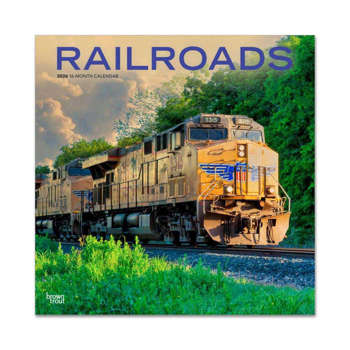 Railroad 2026 Wall Calendar