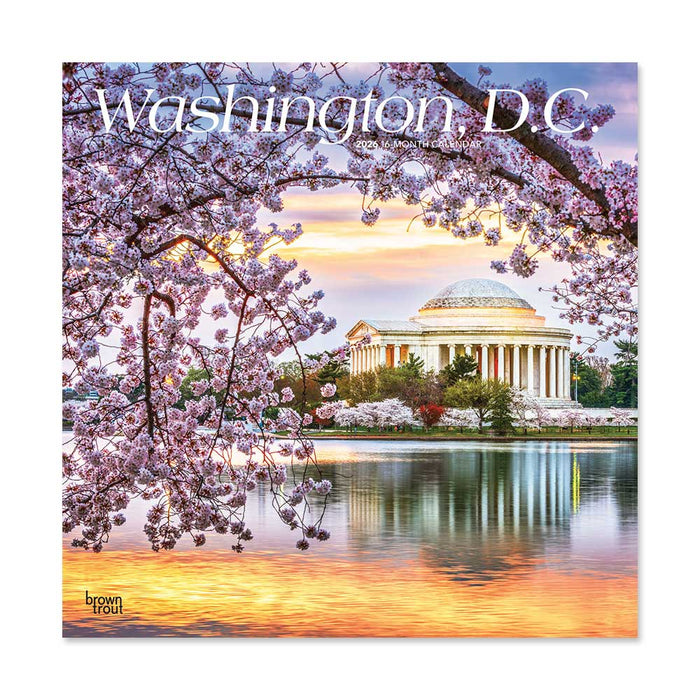 Washington DC 2026 Wall Calendar