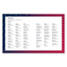 The table of contents in "Spirits of '76: Celebrating 250 Years with Cocktails from Every State" has a gradient red, white, and blue border and lists U.S. states alphabetically in four columns with page numbers for drink recipes.