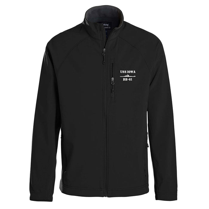 Men's Softshell Jacket - USS Battleship IOWA