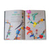 Open book from the Save The Humans – Catalogue showing a DIY Kamma Can project with instructions and photographs of necklaces made from recycled household objects, inspired by the style of Thomas Dambo trolls exhibition sculptures.