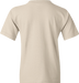 A youth unisex t-shirt, the Tulsa Zoo Est. 1928. Portraits of Conversation Youth T-Shirt, is displayed from the back against a white background. The plain beige shirt features no visible designs, logos, or patterns in this view.