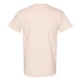 A plain, light beige short-sleeve Tulsa Zoo Est. 1928 Collegiate Tiger T-Shirt is shown from the back against a white background—perfect for supporting wildlife conservation and showing your love for the Tulsa Zoo.