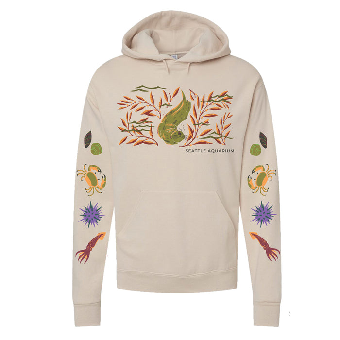 Seattle Aquarium Otter Sea Hooded Sweatshirt
