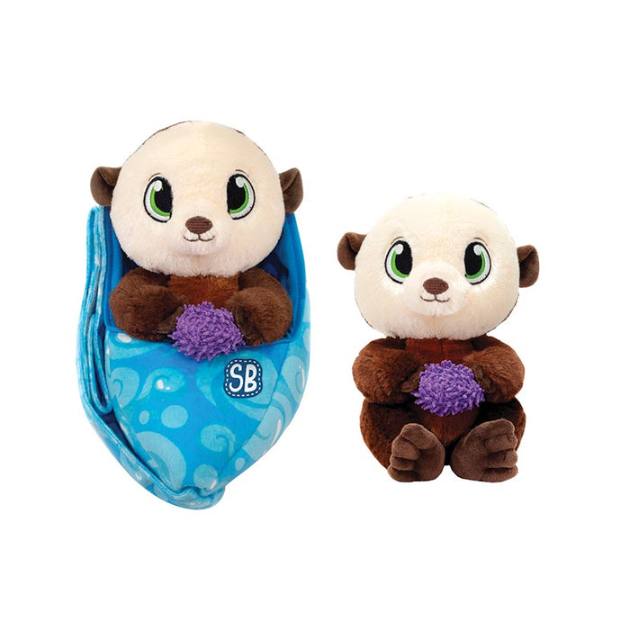 Swaddle Blanket Babies Sea Otter Plush Stuffed Animal