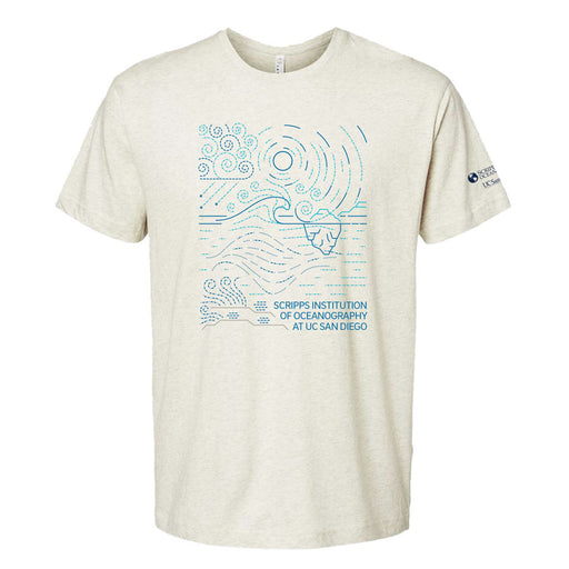 Scripps Institute of Oceanography Adult Ocean Currents Style Tee
