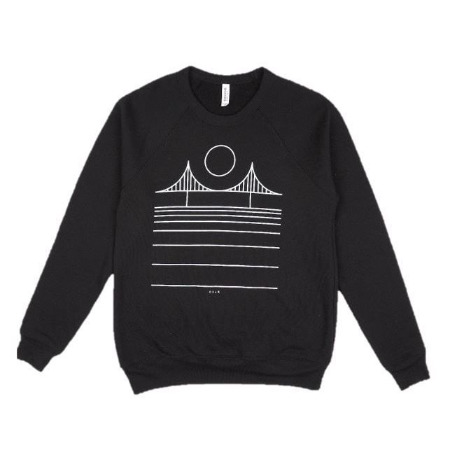 Adult Minimal Bridge Crew Sweatshirt