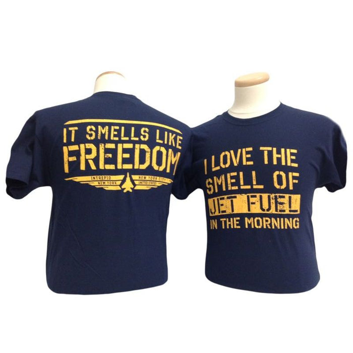 Adult Smells Like Freedom Tee - Intrepid museum