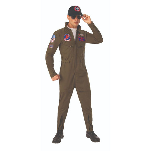 Adult Top Gun Flight Suit Halloween Costume