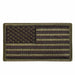 Olive Drab & Black American Flag Patch