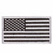 Black & Silver American Flag Patch