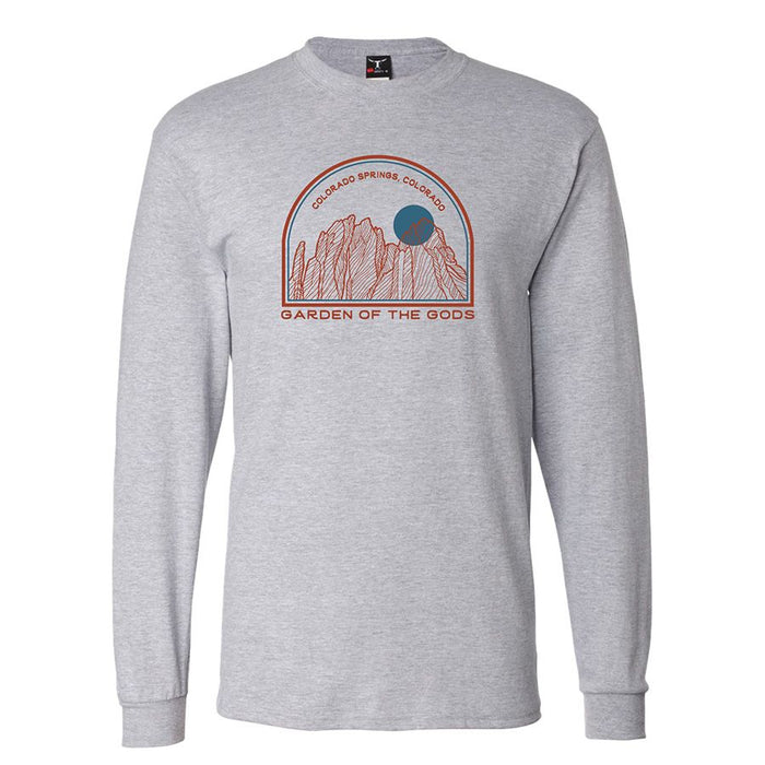 Mens Long-Sleeve Tee - Garden Of the Gods