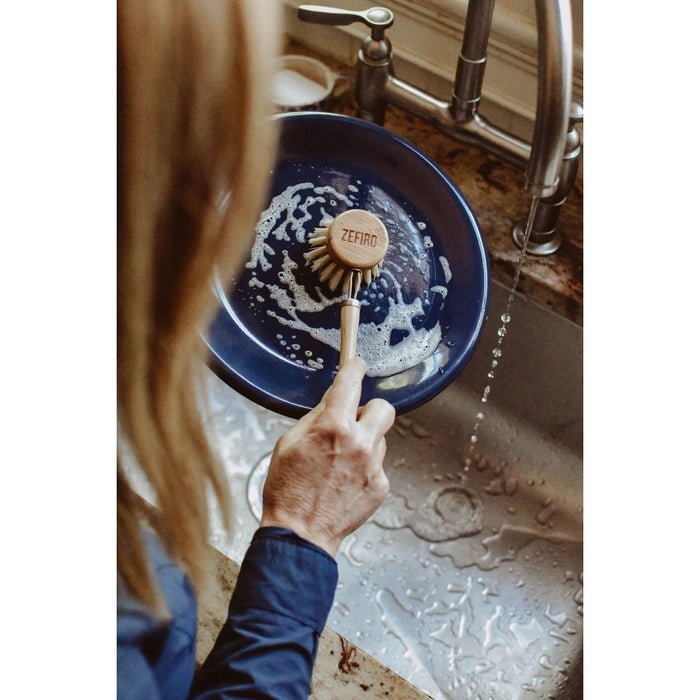 Zefiro Bamboo and Sisal Pot Brush