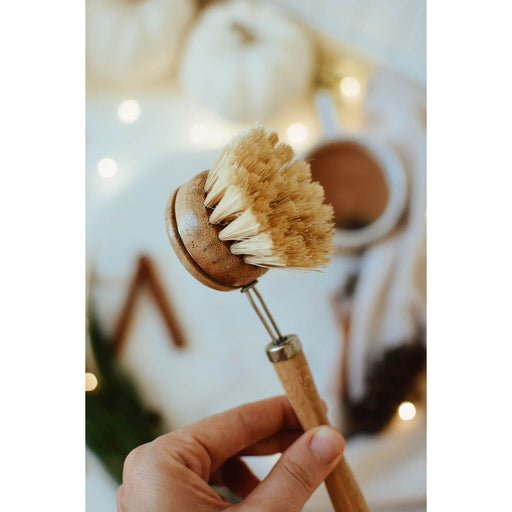 Bamboo and Sisal Pot Brush