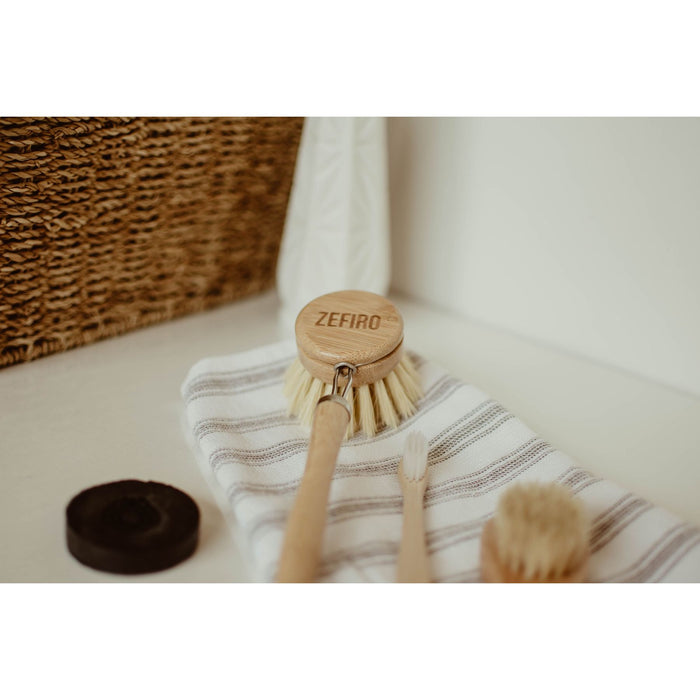 Zefiro Bamboo and Sisal Pot Brush