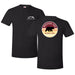Brevard Zoo Adult Logo Black Bear T-Shirt - Front and Back view