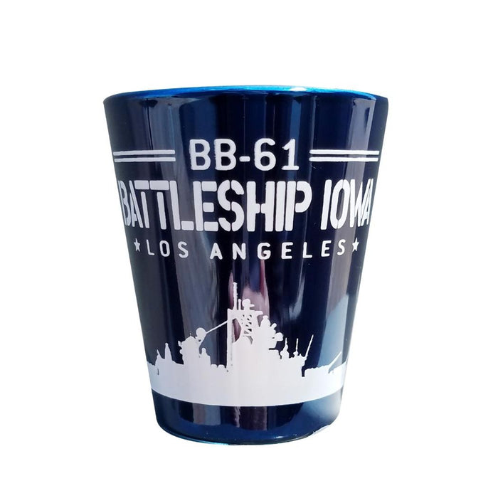 BB-61 Battleship Iowa Shot Glass