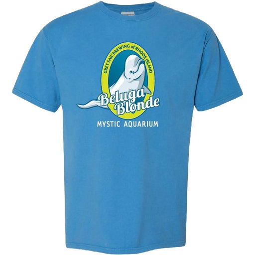 Adult Beluga Blonde Short Sleeve Tee - Mystic Aquarium